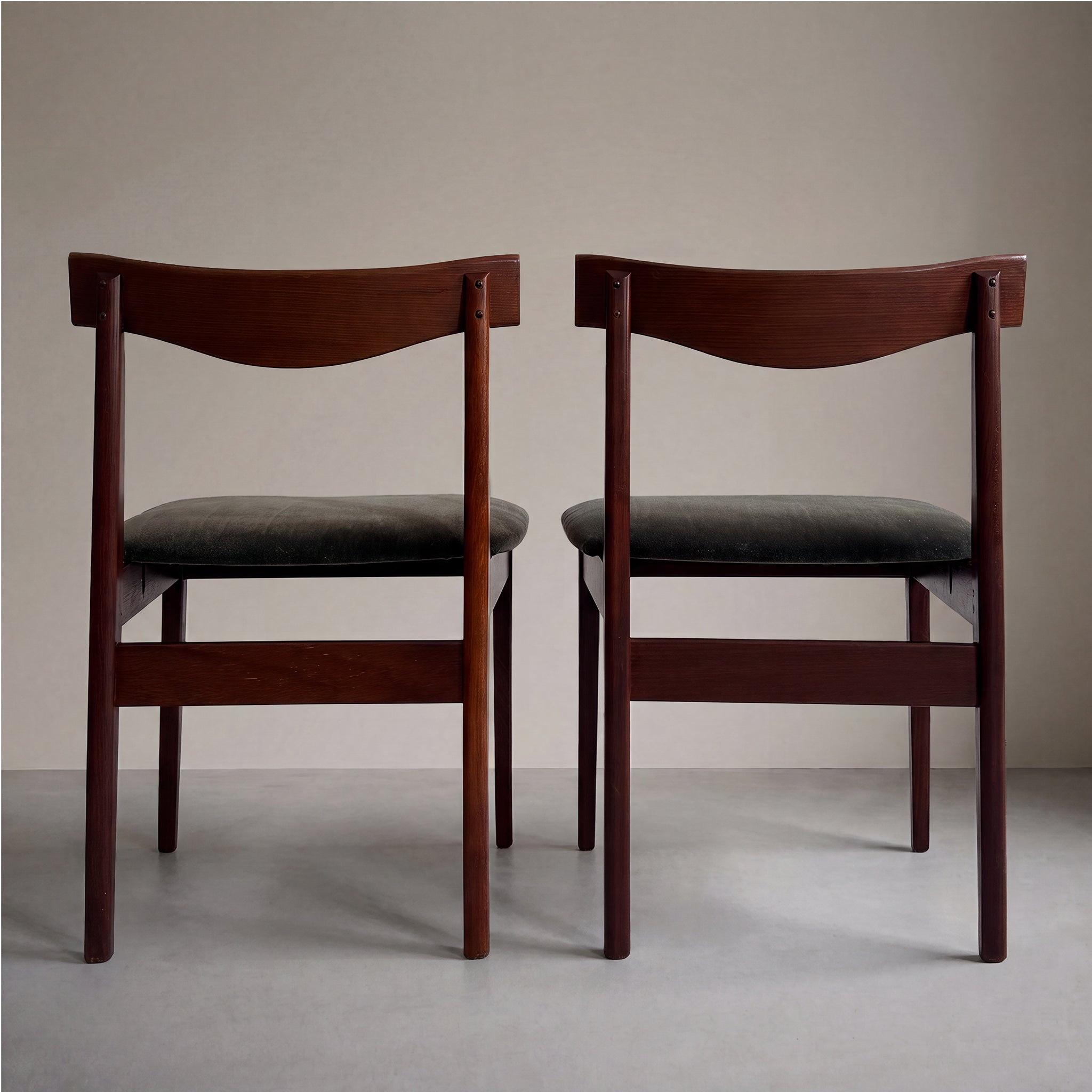 4x Mid-Century Teak Dining Chairs