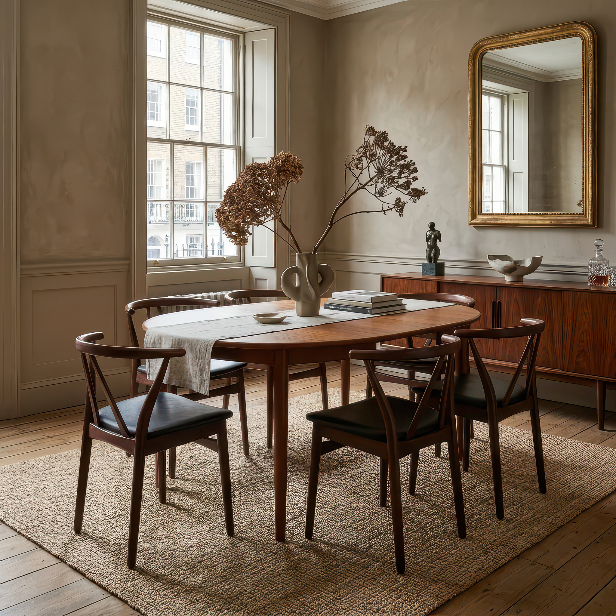 4x Model 225 Henning Kjærnulf Dining Chairs