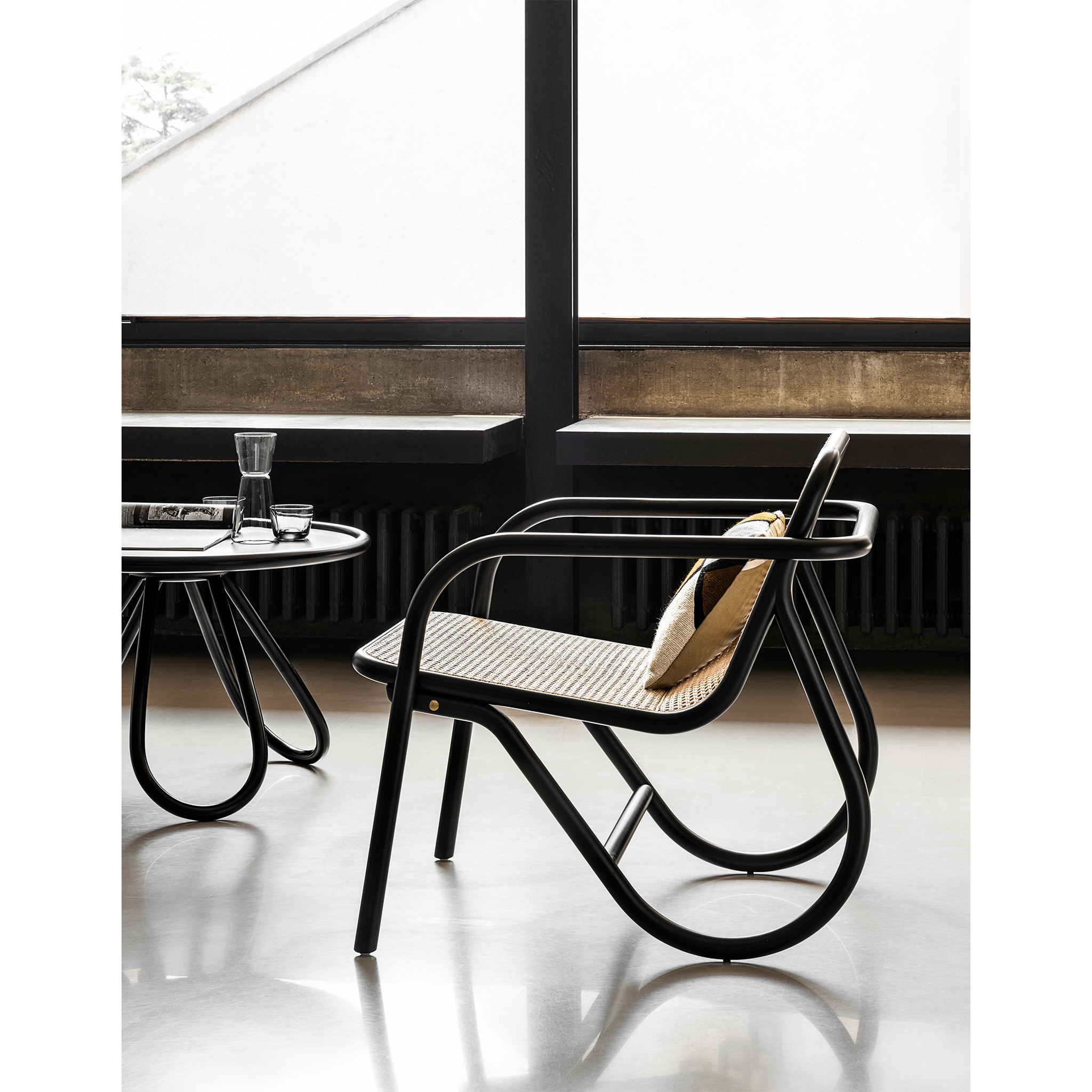 Lounge Chair N. 200 | Woven Cane