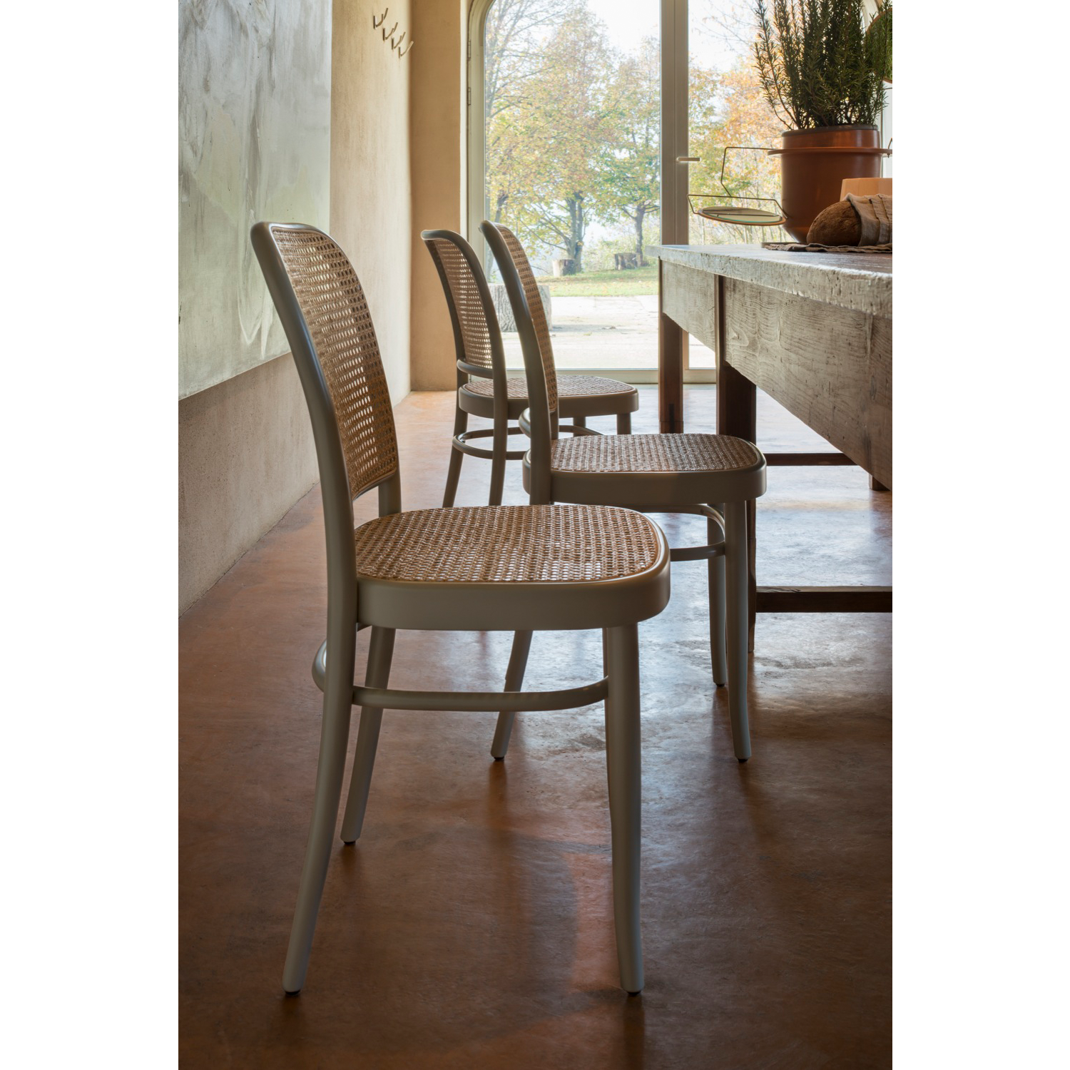 Dining Chair N. 811 | Woven Cane