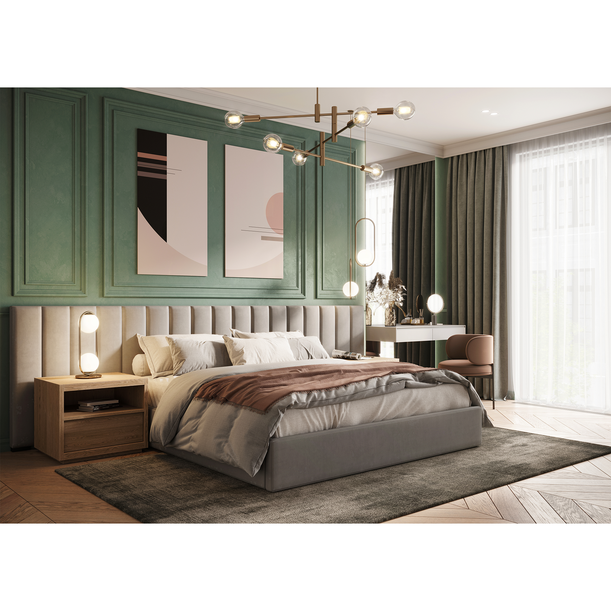 60x120cm | Upholstered Wall Panel | Upholstery Choice