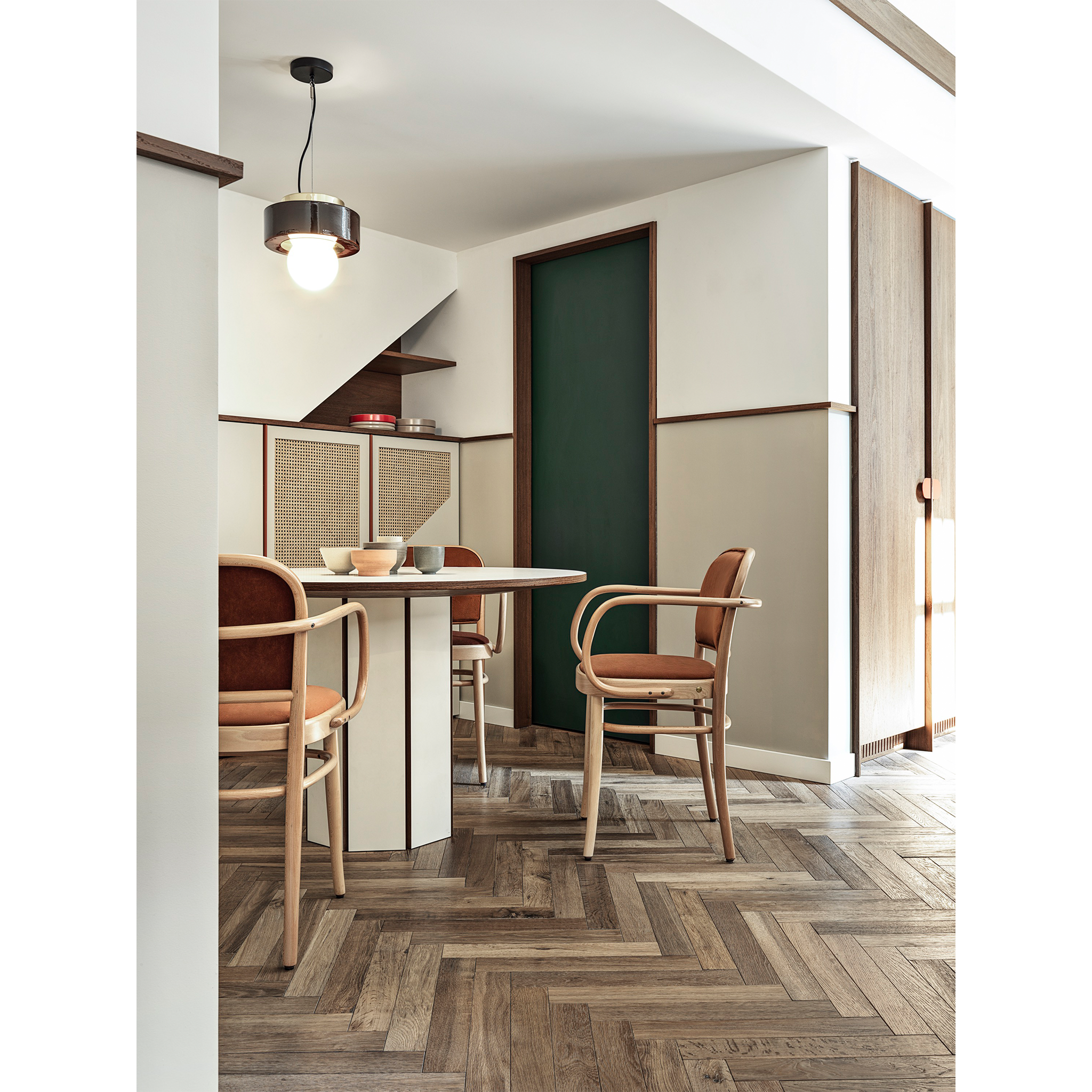 Dining Chair N. 811 | Woven Cane