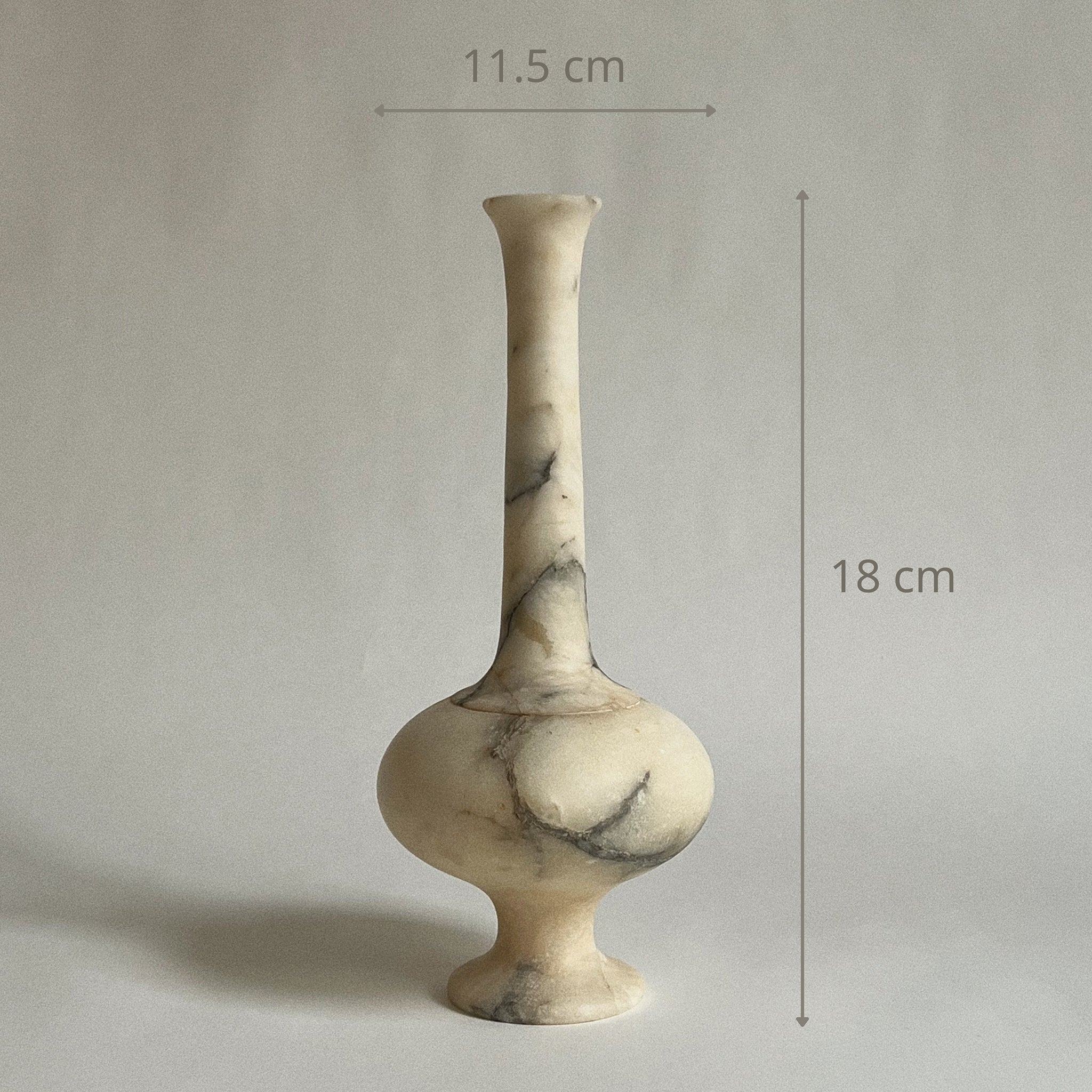 Vase Alabaster Marble | 18cm