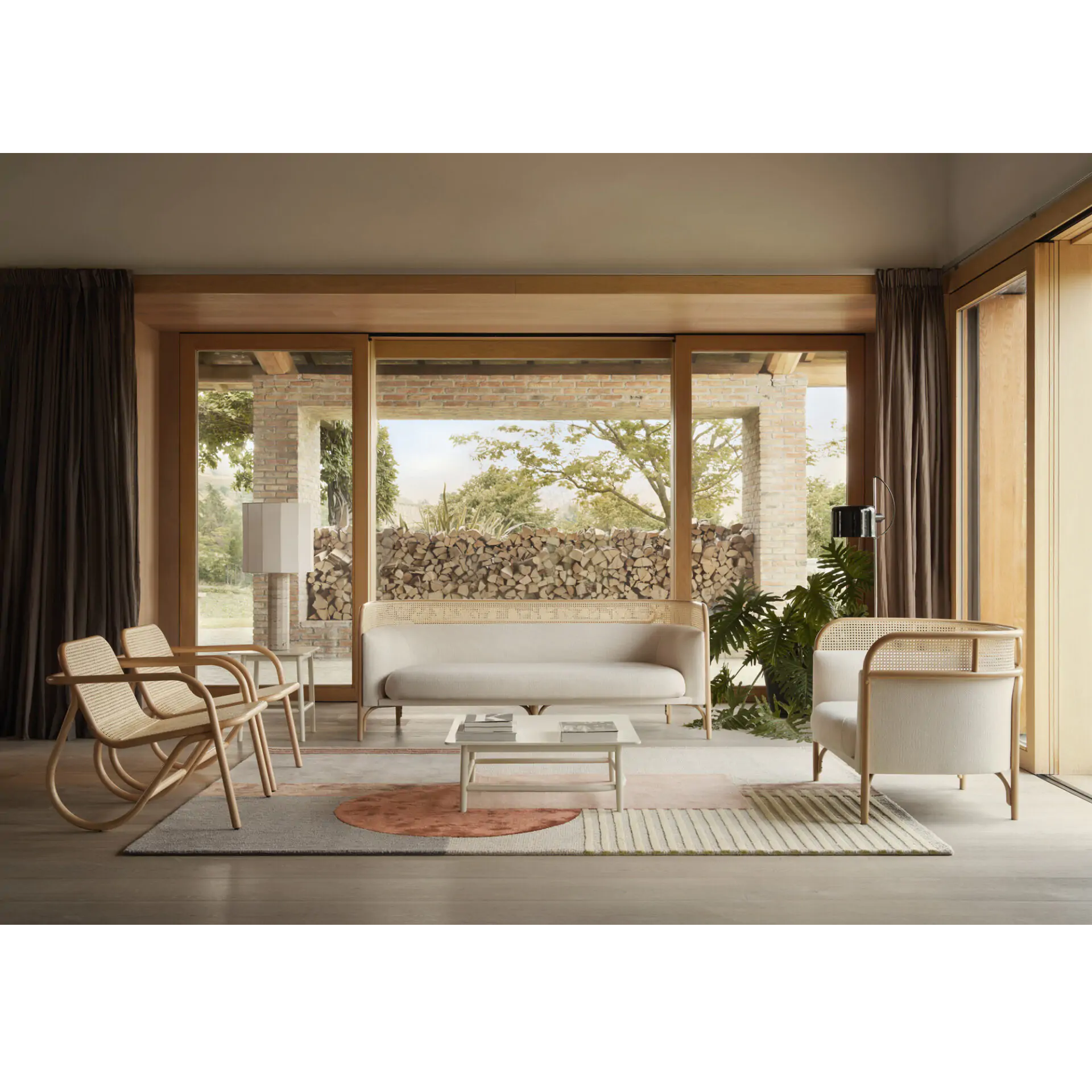 Lounge Chair N. 200 | Woven Cane